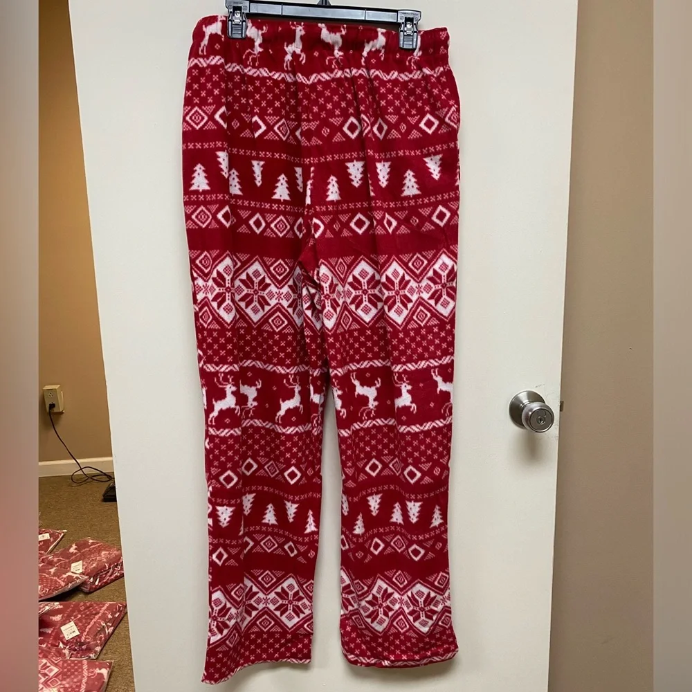 New with Tags Club Room Flannel PJ Christmas Pants Size L - Picture 5 of 6